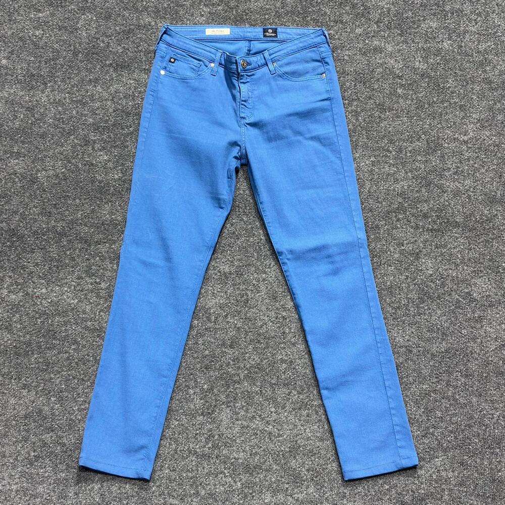 AG Adriano Goldschmied Jeans Womens 28R Blue Prima Mid-Rise Cigarette Stretch